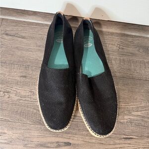 Dr. Scholl's Black Slip-On Espadrilles